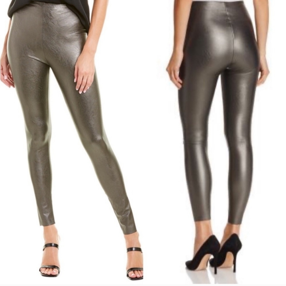 NWT Commando Perfect Control Faux Leather Cadet Bronze Legging MEDIUM Slimming